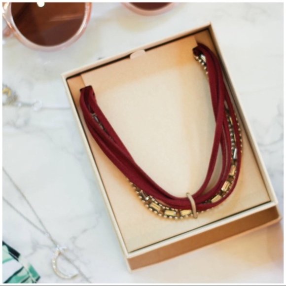 Jen Atkin x Chloe + Isabel Women's Jewel Suede Headwrap Choker Necklace - Picture 9 of 12